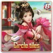 Mga bilog na tiles icon